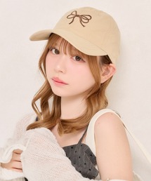 apres jour（アプレジュール）の「【apres jour×ARIAZ】刺繍リボンキャップ（キャップ）」