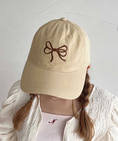 apres jour×ARIAZ】刺繍リボンキャップ（キャップ）｜apres jour