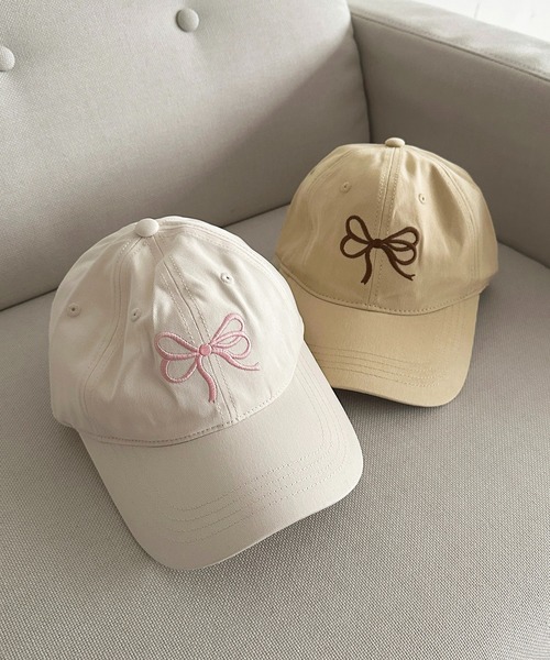 apres jour（アプレジュール）の「【apres jour×ARIAZ】刺繍リボンキャップ（キャップ・レディース・ネイビー/ベージュ/ブラック/オフホワイト・FREE）」の15枚目の写真