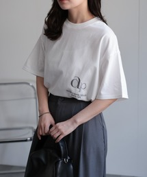 【選べるデザイン】BigシルエットカジュアルTシャツ/ ハートチュール / ロゴ刺繍 / ハートモチーフ
