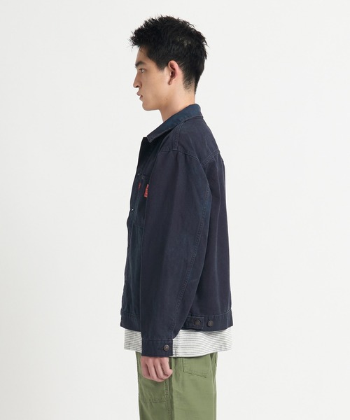 Levi's(リーバイス)の「Levi's/リーバイス WORKWEAR SUNRISE トラッカージャケット(デニムジャケット・メンズ・ネイビー/ブラウン/グリーン・XL/S/L/M)」の15枚目の写真