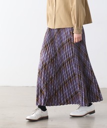 Kelen（ケレン）の「「KELEN/ケレン」アコーディオンプリーツチェックスカート（スカート）」