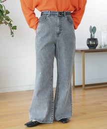 LEPSIM | 切り替えフレアデニム 135041(デニムパンツ)