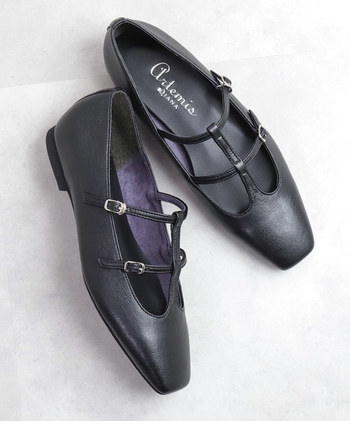 【セール】【片足150g】軽量 ダブルストラップメリージェーン（パンプス）｜artemis by DIANA（アルテミスバイダイアナ） 7,700円