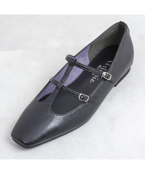 artemis by DIANA（アルテミスバイダイアナ）の「【片足150g】軽量　ダブルストラップメリージェーン（パンプス・レディース・シルバー/ブラック/ゴールド・22.5cm/23.0cm/23.5cm/24.0cm/24.5cm/25.0cm/22.0cm）」の5枚目の写真