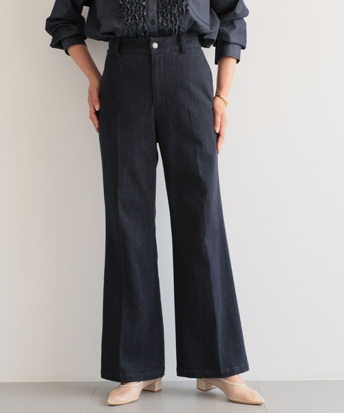 BARNYARDSTORM（バンヤードストーム）の「BARNYARDSTORM / ミニマルデニムパンツ（デニムパンツ・レディース・ダークブルー・0/1/2）」の21枚目の写真