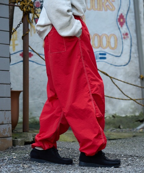 【セール】【SOUNDS GOOOOD / サウンズグッド】配色ステッチナイロンカーゴパンツ（カーゴパンツ）｜SOUNDSGOOOOD（サウンズグッド）