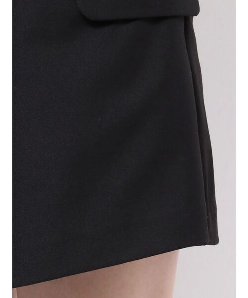 EATME(イートミー)の「ジャケットライクラップスカート(セットアップ可能)(スカート・レディース・ブルー/ブラック/ブラウン/グレー・MEDIUM/SMALL)」の12枚目の写真