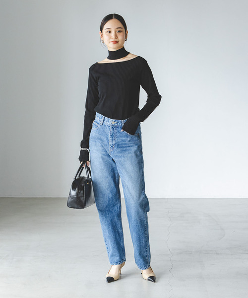 Noble（ノーブル）の「チョーカーリブニット（ニット/セーター）」 - WEAR