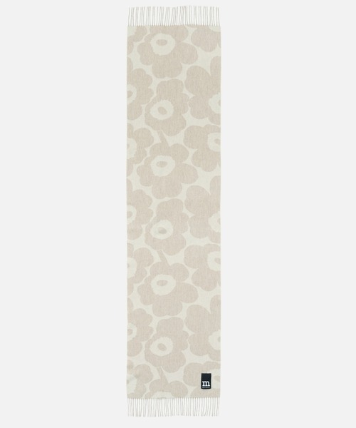 marimekko(マリメッコ)の「Unikko / Ovlin scarf muffler(マフラー・レディース・ホワイト/ブラック/アイボリー・FREE)」の3枚目の写真