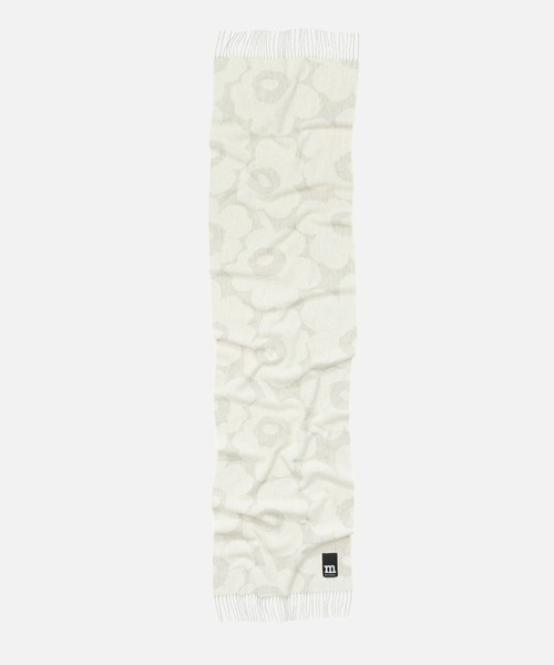 marimekko(マリメッコ)の「Unikko / Ovlin scarf muffler(マフラー・レディース・ホワイト/ブラック/アイボリー・FREE)」の4枚目の写真