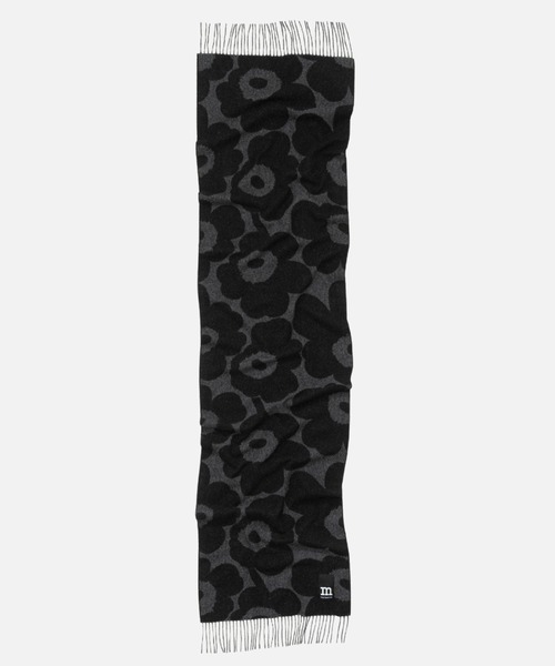 marimekko(マリメッコ)の「Unikko / Ovlin scarf muffler(マフラー・レディース・ホワイト/ブラック/アイボリー・FREE)」の6枚目の写真