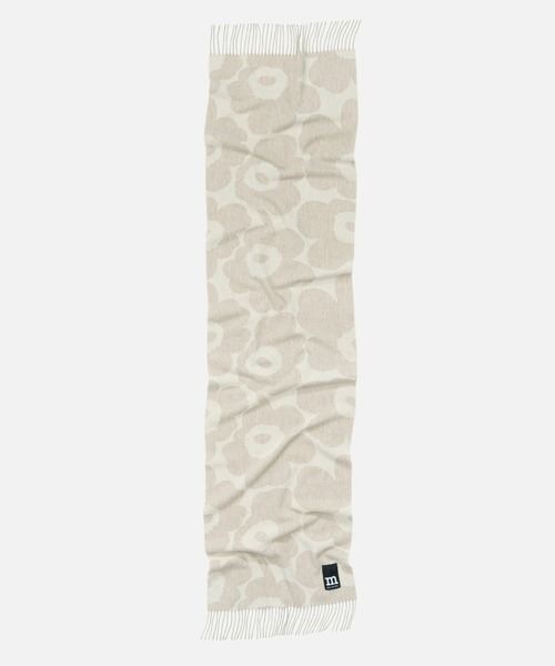 marimekko(マリメッコ)の「Unikko / Ovlin scarf muffler(マフラー・レディース・ホワイト/ブラック/アイボリー・FREE)」の8枚目の写真