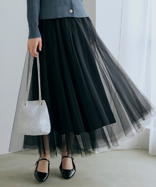 grove（グローブ）の「無地アソートチェックチュールスカート