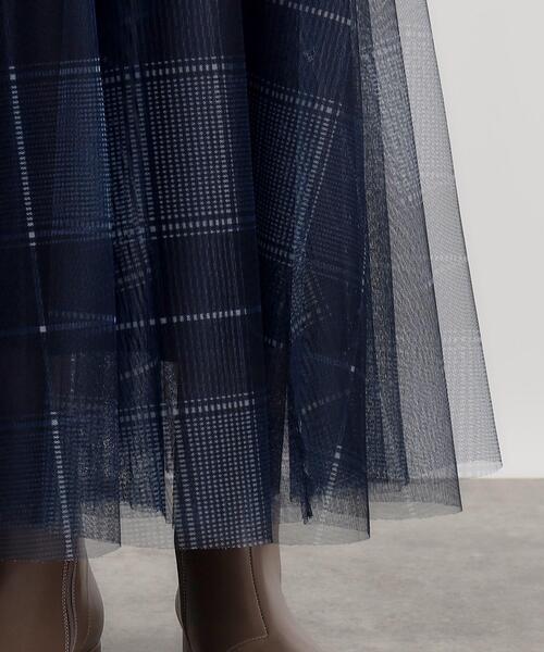 grove（グローブ）の「◆無地アソートチェックチュールスカート（スカート・レディース・ネイビー系1/ブラック/ダークブラウン系1・01/02/03/04/05）」の11枚目の写真
