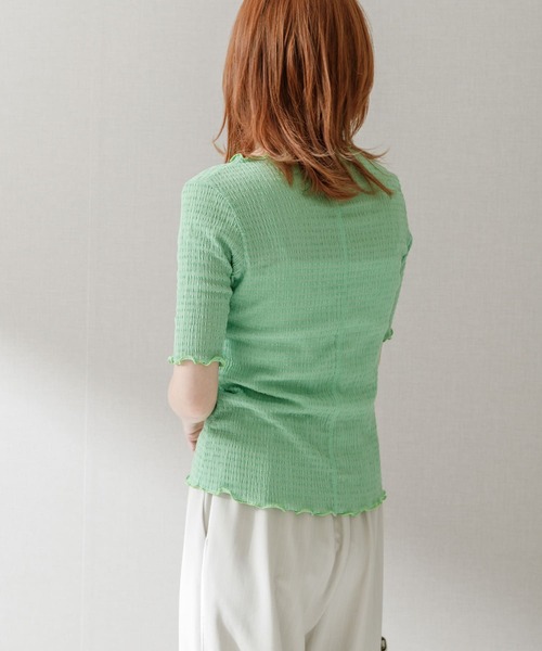 【未使用品】URBAN RESEARCH バックオープン楊柳シアードレス 未使用品】URBAN RESEARCH バックオープン楊柳シアードレス