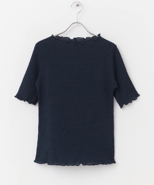 セール】シアー楊柳ボートネックプルオーバー（Tシャツ