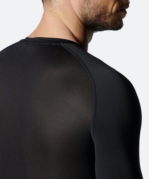 UNDER ARMOUR（アンダーアーマー）の「UAヒートギアアーマー コンプレッション 七分袖クルーネック シャツ（ベースボール/メンズ）（Tシャツ/カットソー・メンズ・ブラック・3XL）」の6枚目の写真
