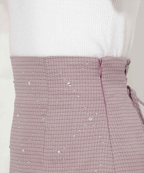 WILLSELECTION（ウィルセレクション）の「ラインストーンミニスカート（スカート・レディース・ブラック/ラベンダー/ピンク・FREE）」の11枚目の写真