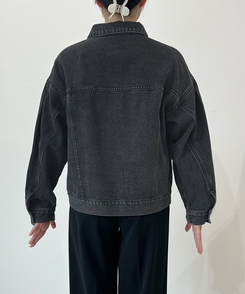 セール】バルーン袖デニムジャケット（デニムジャケット）｜Futier