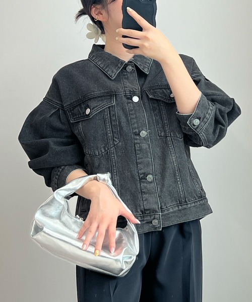 新作からSALEアイテム等お得な商品満載 セール】バルーン袖デニムジャケット（デニムジャケット ジャケット・アウター