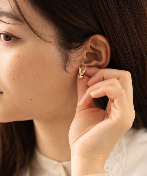 アニマルモチーフ ピアス【韓国製】（ピアス（両耳用））｜gargle