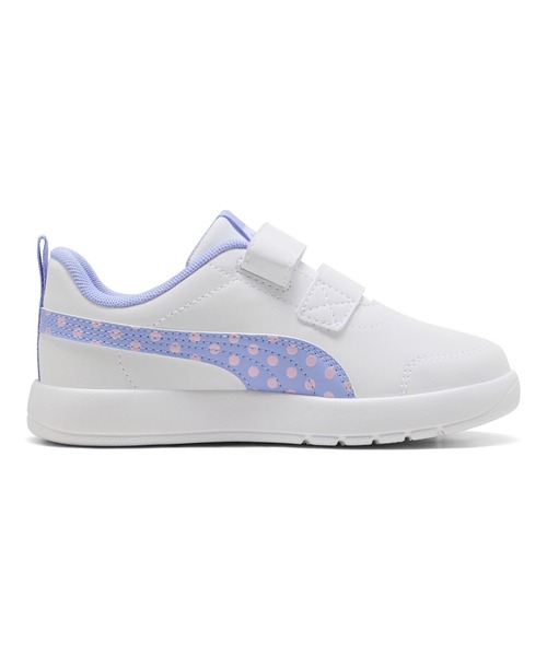 PUMA(プーマ)の「PUMA プーマ コートフレックス V3 DOTTY V PS 398758(スニーカー・キッズ・ホワイト×パープル/ホワイト×ライトピンク/ホワイト×ブルー/ホワイト系その他/ホワイト系その他2・21.0cm/20.0cm/19.0cm/18.0cm/17.0cm)」の17枚目の写真