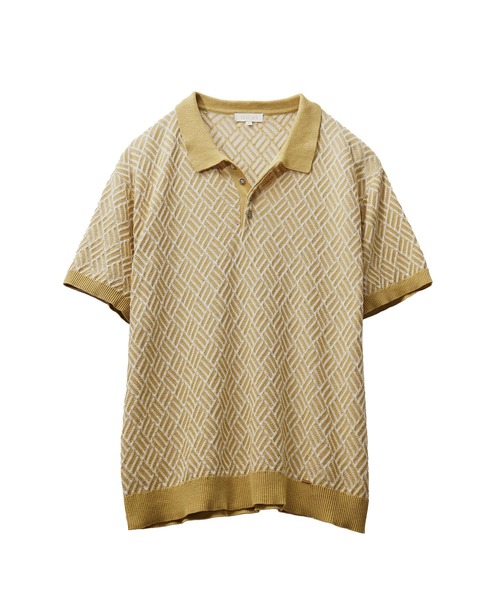 SOMEDIFF(サムディフ)の「【SOMEDIFF】 変わり編みサマーニットポロシャツ メンズ 半袖ポロ シャツ 春服(ポロシャツ・メンズ・ブラック/ベージュ/ベージュ系/ブラック系・M/L/XL)」の15枚目の写真