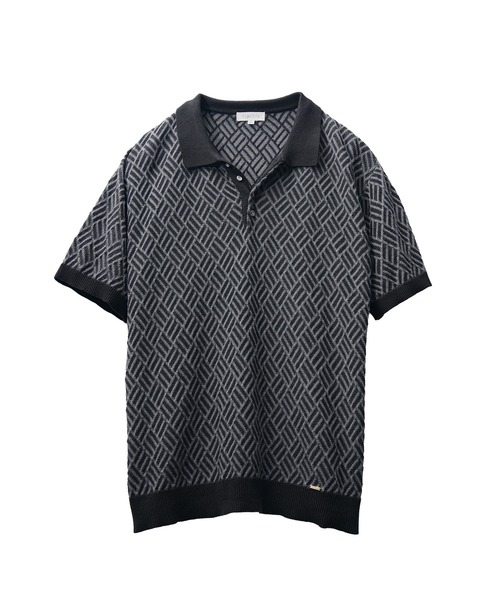 SOMEDIFF(サムディフ)の「【SOMEDIFF】 変わり編みサマーニットポロシャツ メンズ 半袖ポロ シャツ 春服(ポロシャツ・メンズ・ブラック/ベージュ/ベージュ系/ブラック系・M/L/XL)」の11枚目の写真