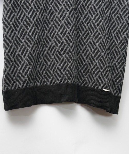 SOMEDIFF(サムディフ)の「【SOMEDIFF】 変わり編みサマーニットポロシャツ メンズ 半袖ポロ シャツ 春服(ポロシャツ・メンズ・ブラック/ベージュ/ベージュ系/ブラック系・M/L/XL)」の7枚目の写真