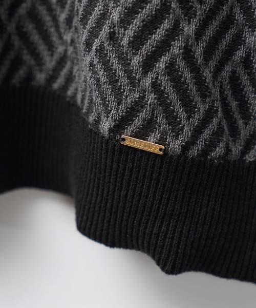 SOMEDIFF(サムディフ)の「【SOMEDIFF】 変わり編みサマーニットポロシャツ メンズ 半袖ポロ シャツ 春服(ポロシャツ・メンズ・ブラック/ベージュ/ベージュ系/ブラック系・M/L/XL)」の6枚目の写真