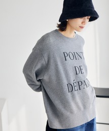 BARNYARDSTORM（バンヤードストーム）の「BARNYARDSTORM / POINTロゴ裏毛プルオーバー（スウェット・レディース）」