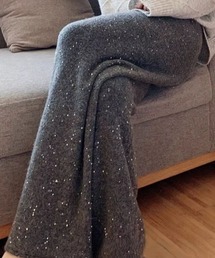 GLITTER KNIT WIDE PT