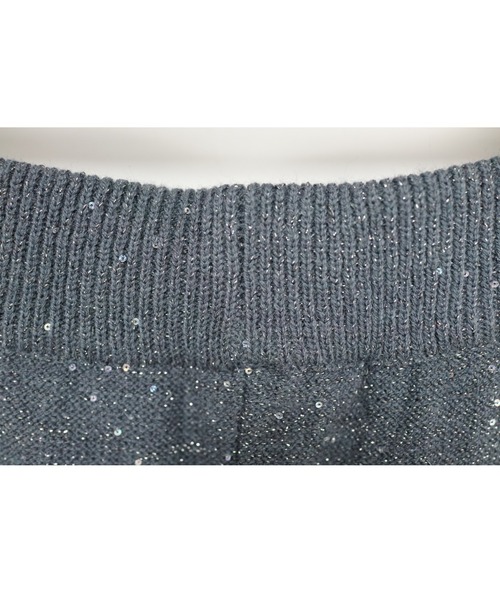 Mela(メラ)の「GLITTER KNIT WIDE PT(その他パンツ・レディース・グレー/ホワイト/ブラック・FREE)」の13枚目の写真