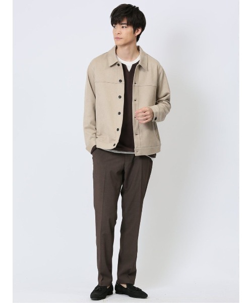 TAKA-Q（タカキュー）の「【ストレッチ】タカキュー トラッカージャケット（カーディガン/ボレロ・メンズ・ブラック/グレー系その他2・MEDIUM/LARGE/X-LARGE）」の16枚目の写真