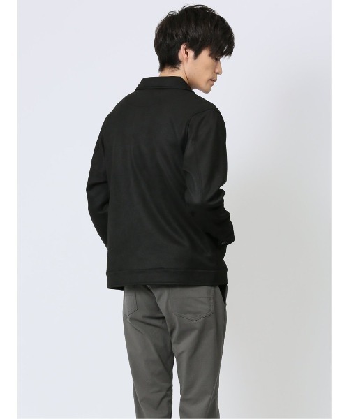 TAKA-Q（タカキュー）の「【ストレッチ】タカキュー トラッカージャケット（カーディガン/ボレロ・メンズ・ブラック/グレー系その他2・MEDIUM/LARGE/X-LARGE）」の6枚目の写真