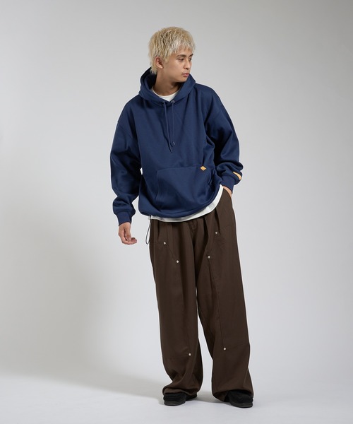 パーカー・フーディ \"TECH G1RL\" STUDDED HOODIE セール】ドローコードピスデザインフーディー（パーカー