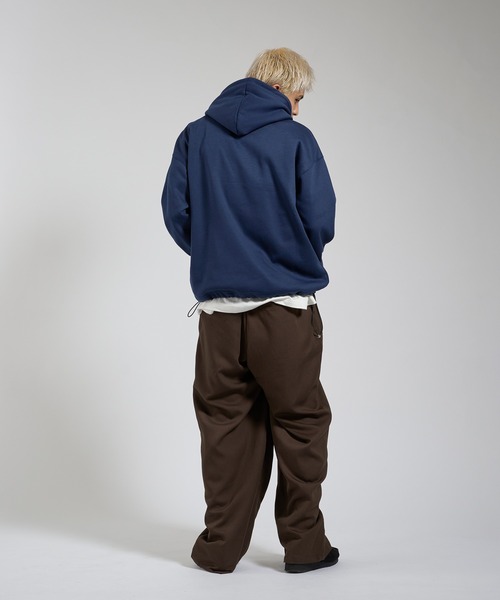 CARPET COMPANY パーカー L 2021 ドローコード入り kutir（クティール）の「RUBBER LOGO DRAW CODE DOUBLE ZIP