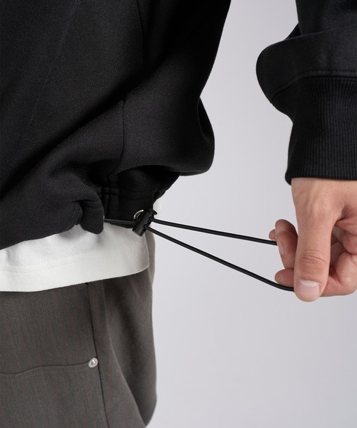 kutir（クティール）の「ドローコードピスデザインフーディー（パーカー・メンズ・ネイビー/杢グレー/ブラック・MEDIUM/LARGE）」の20枚目の写真