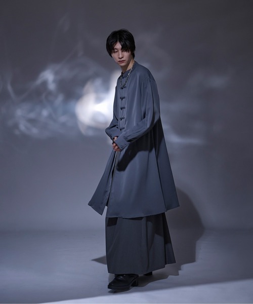 &ellecy(アンドエルシー) ロングチャイナシャツ セール】ロングチャイナシャツ（シャツ/ブラウス）｜Ellno Loset