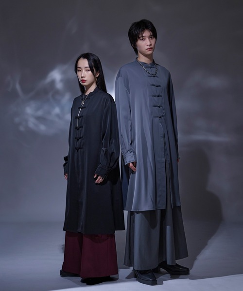 Ellno Loset（エルノロゼット）の「ロングチャイナシャツ