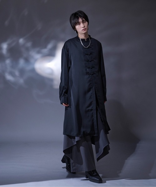 ロングチャイナシャツ（シャツ/ブラウス）｜Ellno Loset（エルノ 