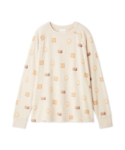 gelato pique ロンT フレブル ジェラピケ ルームウェア gelato pique（ジェラートピケ）の「ペンギン柄ロンT（ルーム