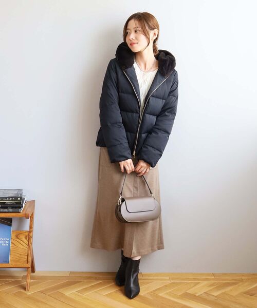 le.coeur blanc（ルクールブラン）の「ウェーブデザインカットソー（Tシャツ/カットソー・レディース・ブラック/オフホワイト・38）」の20枚目の写真