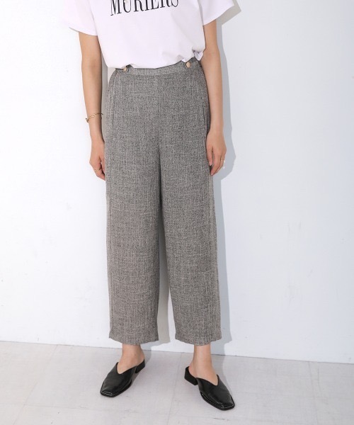 サマーツイードストレートパンツ（その他パンツ）｜Bou Jeloud（ブージュルード）