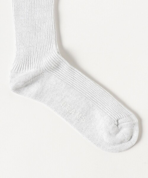BEAMS(ビームス)の「ラメ クルー ソックス(ソックス/靴下・メンズ・ネイビー/ホワイト/ブラック/インディゴブルー・ONE SIZE)」の6枚目の写真