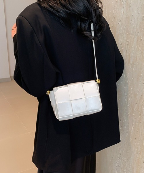 Per sist ence（パーシエンス）の「メッシュ編みミニショルダーバッグ（ショルダーバッグ・レディース・ブラック/シルバー/ホワイト/ブラウン・FREE）」の13枚目の写真