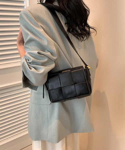 Per sist ence（パーシエンス）の「メッシュ編みミニショルダーバッグ（ショルダーバッグ・レディース・ブラック/シルバー/ホワイト/ブラウン・FREE）」の21枚目の写真