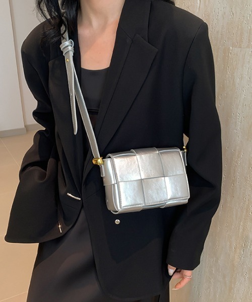 追跡有★S'AIME ミニ ハンドバッグ ショルダーバッグ S'AIME◇タータンチェック ミニ ボストン 2way ショルダーバッグ