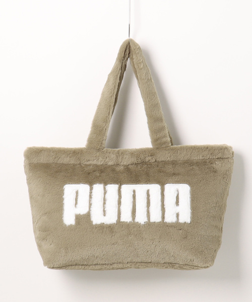 PUMA（プーマ）の「PUMA プーマ ウィメンズ ファー ショッパー（トートバッグ・レディース・ブラック/グリーン/パープル・フリー）」の2枚目の写真